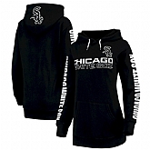 Women Chicago White Sox G III 4Her by Carl Banks Extra Innings Pullover Hoodie Black,baseball caps,new era cap wholesale,wholesale hats